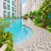 芭提雅市中心民宿预定 Olympus水系公寓酒店 健身房 步行街 海滩附近 一居室