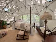 Cozy Off-Grid Dome Retreat in the Woods