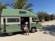 rent a Blue Classicss campervan MB100 verde - Algarve - Portugal