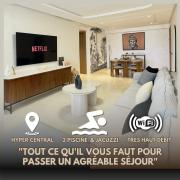 New Appart cosy et raffiné avec piscine et Jacuzzi à Guéliz