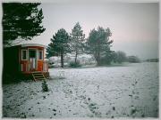 Roulotte avec vue sur la mer, proche dEtretat