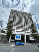 Ocean-view hotel room on Level 17 in central Surfers Paradise