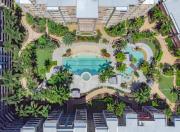 Stylish 2BR Retreat with Pool, Gym & Balcony!