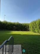 Luxerious apartment with a private garden and pool access