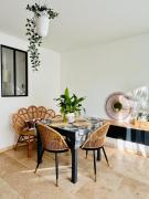 Cocon jungle bohème 12 min de la mer