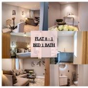 Flat 8-1 BR private parking