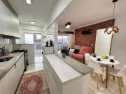 A 300m da praia, varanda gourmet vista incrível!