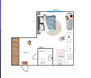 Atmospheric stone house 1927 near the Aura River