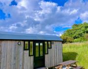 Shepherds hut 1 at Braebost Croft