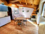 Mansarda fronte piste Aprica con vista panoramica