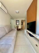 Apartamento completo no Caiçara com vista para mar