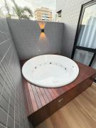 Melhores Flats - Jacuzzi privativa, beira-mar