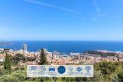 Le Mas dAngeline-Vue mer panoramique, jardin partagé, parking, voiture indispensable, route étroite et pentue, à 10 min de Monaco