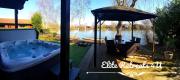 Elite Retreats 4U Lakeside Hot Tub Log Cabin with the fishing peg at Tattershall Lakes Park