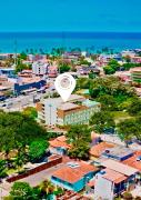 Duplex no Centro de Porto de Galinhas com Piscina, Academia, Lavanderia e restaurante no prédio