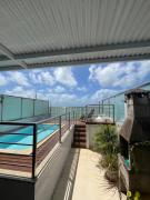 Cobertura beira-mar com piscina privativa e 117m