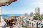 Bright 1BR Sea View & Terrace Monaco 8 min walk
