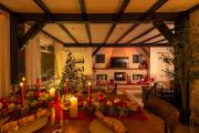 Luxury Christmas House with Fireplace, Full Festive Décor & Optional Hot Tub Luxury Christmas House with Fireplace, Full Festive Décor & Optional Hot Tub
