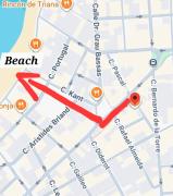 New Canteras terraza center beach