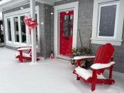 Beauty, tranquility, spa, winter wonderland