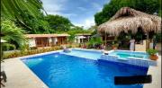 Villa with pool, jacuzzi, Turkish bath, BBQ, kiosk, and green area