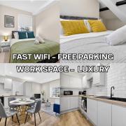 2BR - Free Parking - Work Space - Fast Wi-Fi