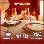 Suite Hibiscus - Cocon Romantique & Jacuzzi Privé