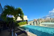 Studio Moderno com Piscina a 100 metros da Praia