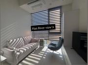 NEW-Hongik University Hapjeong Station 2 minutes Luxury hotel style Panoramic Han River View Queen bed for 2 people Comfortable sofa Interior