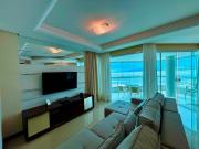 Apto c varanda gourmet à beira-mar RKR0502