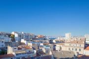 Terrasse vue mer T2 cosy & calme à Endoume- Climatisation Marseille 7ᵉ