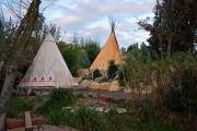 Tipi Indien insolite au Far west