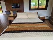 HOM I Cabaña La Ensenada vista parcial al Volcán