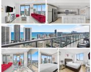 Spacious VIP Penthouse with Ocean & Intracoastal Views, Private Entry, Resort Amenities - 25 min to FIFA!