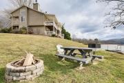 Fire Pit and Boat Dock Lake Chatuge Townhome!