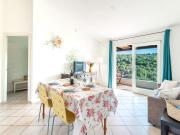 Complex surrounded by greenery with pool