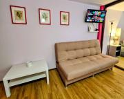 Suite Rosa familiar para hasta 6 huéspedes Amplia, céntrica, con cocineta y baño privado