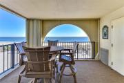 Huge ocean front balcony from this 2 Bedroom!