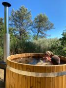 Cabanon Tihou bain nordique privatif petit déjeuner gourmand piscine