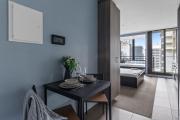 Chic City View Studio by Southern Cross Station