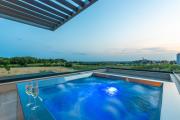 Villa Visignano near Porec for 8 people with 49 m2 heated pool, wellness & sea view