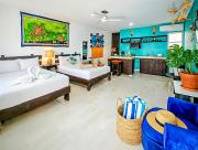 Two Private Apartments for 8 Guests Near Beach with Fast WiFi and Air Conditioning 5A6A