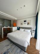 Beach Resort along coastline of Layan beach