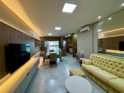 Apto c 3 suítes, churrasq. e vista mar DEN1301