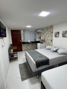 Loft 107 com Ar no bairro Muquiçaba, bem localizado para negócios e fácil acesso para todas as praias e montanhas da cidade - SEM vaga de garagem