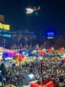 Window to the Christmas market