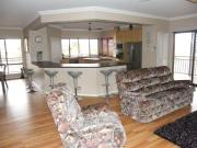 Mountain Park on 50 acres, beautiful views, river close by, sleeps 12, 5 bedroom