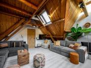 Group home with sauna near the beach and sea