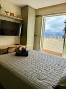 Vista mar Pé na areia Studio novo e elegante