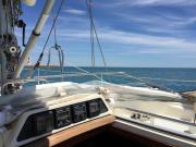 Location insolite en voilier, navigation, coucher de soleil, et baignades en mer